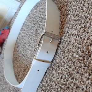 White Hot Topic Belt